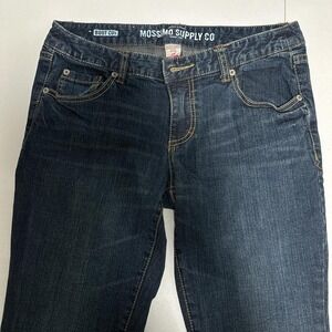 Mossimo supply Co Y2K jeans bootcut straight leg stretch fit 11S